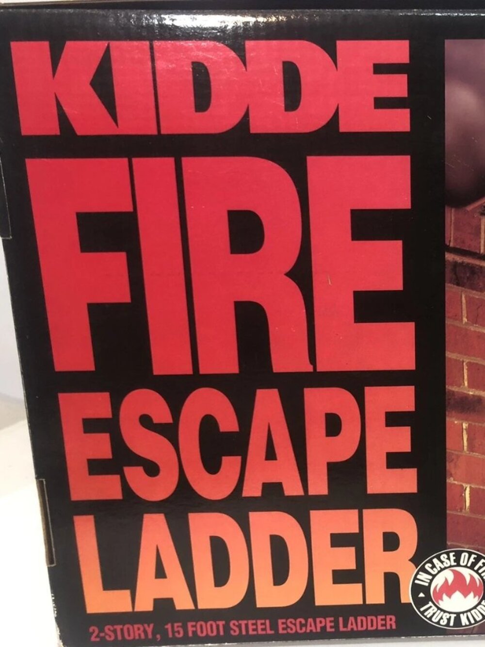 Kidde 2-Story Fire Escape Ladder with Steel Anti-Slip Rungs, 2nd Story Window